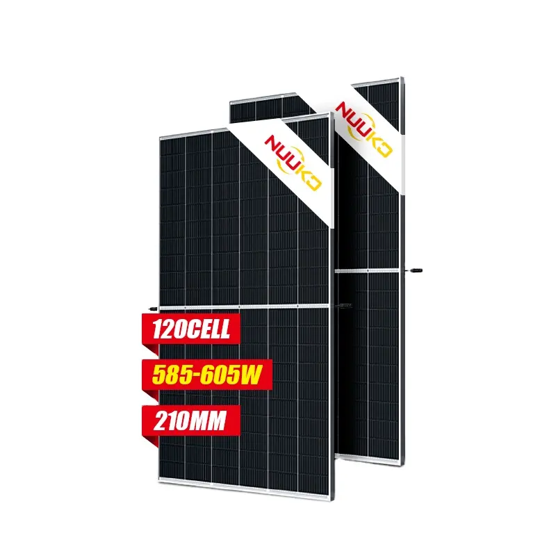 Groothandelsprijs Zonnepanelen 585Watt 590Watt 595Watt 600Watt 605Watt Zonnepanelen En Panelen Voor Compleet Zonne-Energiesysteem