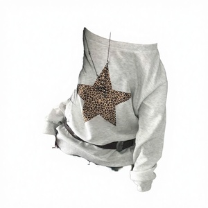 Vestidos Casuales de Manga Larga con Estampado de Leopardo y Estrellas Bordadas, Estilo Urbano, Nueva Moda de Invierno, Ropa para Vacaciones - Product Image 4
