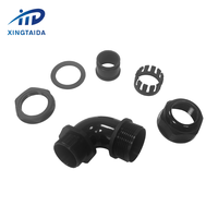 ROHS M32 Long Fil Étanche Cordgrip IP68 À Angle Droit 90 Degrés En Plastique Coude Presse-étoupe