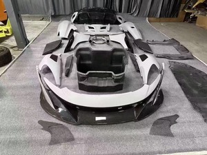 ชุดแต่ง McLaren MP4 12C อัพเกรดใหม่ คาร์บอนไฟเบอร์ กันชน สเกิร์ตข้าง ดิฟฟิวเซอร์ สปอยเลอร์ ฝากระโปรง สไตล์ 675LT - Product Image 6