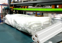 Film d'emballage pour matelas en LDPE de 120 microns, film protecteur en polyéthylène haute résistance en rouleau pour l'emballage des usines de matelas