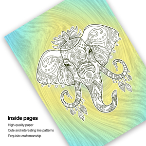 Libro de Colorear con Diseños de Animales Únicos, Personalizable, Económico, para Niños y Adultos, con Diseños Fáciles de Imprimir para Relajación, 2026 - Product Image 5