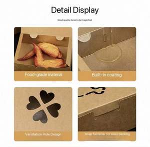 Boîte en papier kraft rectangulaire jetable, pliable, pour emballage de bijoux cosplay, facile à transporter, faite à la main - Product Image 3