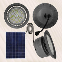 Panneau solaire parapluie 800W 400W, Lampe LED d'intérieur mobile rechargeable, Lustre suspendu certifié, Lumen pour l'extérieur en Europe