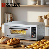 Four à pâtisserie électrique compact à un seul niveau, directement de l'usine, pour 1 plateau, idéal pour la cuisson du pain, des gâteaux et des pizzas, pour la maison, la boulangerie et le restaurant