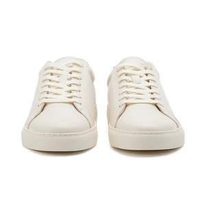 รองเท้าโลฟเฟอร์หนังวัวสไตล์สเก็ตบอร์ดสำหรับผู้ชาย สีขาว ระบายอากาศได้ดี กันลื่น เหมาะสำหรับใส่ลำลองในฤดูใบไม้ผลิ - Product Image 3