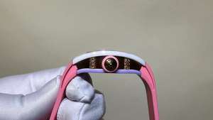 นาฬิกาข้อมือเซรามิกสไตล์สปอร์ตสีชมพูคุณภาพสูงรุ่นใหม่ขายดีสำหรับผู้หญิง - Product Image 6