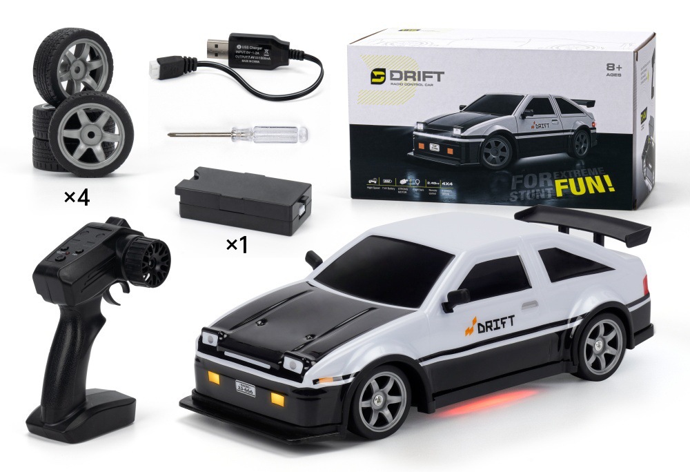 Ae86 2.4G Drift RC Car 4WD - High Speed Remote Control Toy