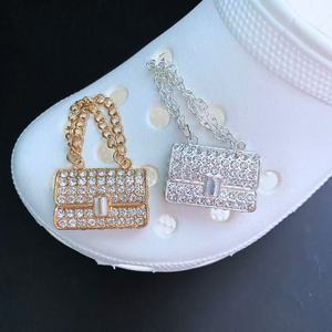 Boucles <span class=keywords><strong>de</strong></span> sac et <span class=keywords><strong>de</strong></span> chaussures en métal <span class=keywords><strong>de</strong></span> luxe pour femme, amovibles, à personnaliser, bijoux en strass, breloques <span class=keywords><strong>de</strong></span> marque <span class=keywords><strong>de</strong></span> créateur en métal, cadeau pour femme - Product Image 3