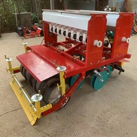 Semoir à blé 6-9 rangs, semoir à petites particules, pour riz sec et luzerne, machine de semis agricole à boîte simple ou double, moteur puissant