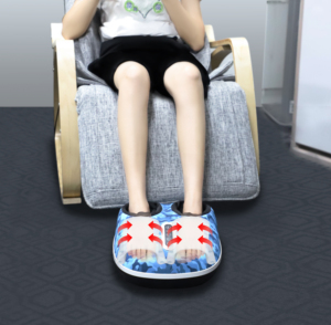 Masajeador de Pies Vibratorio con Vapor y Calor, Masajeador de Pantorrillas con Vibración Profunda y Control de Tiempo para la Circulación Sanguínea - Product Image 5