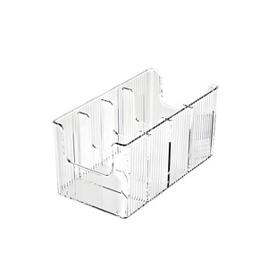 Boîte de rangement transparente pour ceintures homme, présentoir de bureau pour l'organisation de cravates, type sur pied, vaisselle - Product Image 5