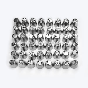 De acero inoxidable herramientas para decorar tartas boquilla ruso glaseado tuberías boquillas pastel decoración consejos glaseado puntas de tubería - Product Image 1