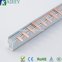 Barre omnibus isolante à peignes 1P 2P 3P 4P, type broche, type fourche, pour usage domestique, en cuivre, 63A 80A 100A