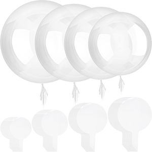 Glossy Foil Bobo Bubble <b>Balloons</b> 12" 18" 20" 24" 30" 32" 36 Inch Party <b>Decoration</b> Gift Toy - Product Image 1