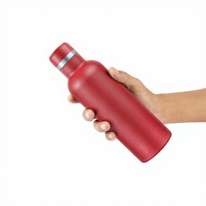 Premium Red Stainless Steel Vacuum Insulated Water <b>Bottle</b> Reusable Leakproof Travel <b>Flask</b> - Product Image 3