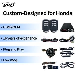 OVI 8100 senza chiave con avvio remoto sistema di avviamento a pressione con motore di avviamento per auto immobilizzatore per auto con allarme <span class=keywords><strong>Honda</strong></span> JAZZ CIVIC ACCORD - Product Image 2