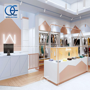 맞춤형 의류 쇼케이스 아동 의류 디스플레이 여성 의류 매장 의류 선반 - Product Image 1