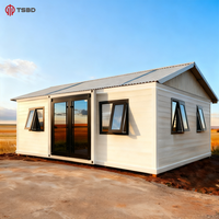 Maison de conteneur mobile extensible facile à assembler pour la vie en famille