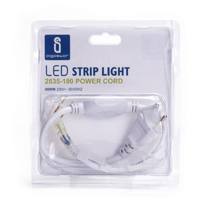 Cavo di Alimentazione per Striscia LED 2835 1000W 230V 50/60Hz IP65 Impermeabile per Sostituzione e Riparazione - Product Image 1