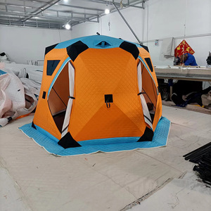 Tente de pêche hivernale sur glace pour le camping et la pêche, <span class=keywords><strong>abri</strong></span> chaud extérieur coupe-vent et résistant à la pluie pour <span class=keywords><strong>plus</strong></span> de personnes - Product Image 4