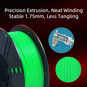 Filament PLA Newmars3DP qui brille dans le noir, emballage en carton soigné, 1,75 mm, 1 kg, vert fluorescent, PLA lumineux 1,75 mm, filament haute luminosité - Product Image 2