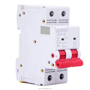 Profesional miniatura interruptor eléctrico fabricante AC DC GXB3 1P 1-63 Amp tensión protector rccb/rcbo/elcb/mcb/cb