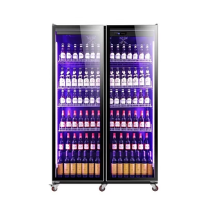 Commerciële glazen deur drankenkoelkast, rechtopstaand, 1/2/3/4 deurs, dranken- en bierdisplaykoeler voor supermarkten en bars - Product Image 2