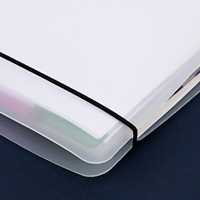 Classeur à anneaux personnalisé A4 A5 A6 B5 avec couverture en PVC transparent et mat planificateur impression de planificateurs quotidiens hebdomadaires et mensuels avec diviseur