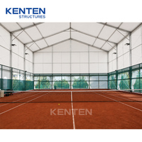 Tente de couverture pour terrain de tennis unique, tente de sport géante pour les événements sportifs, tente de hangar pour les fêtes