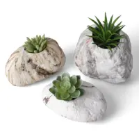 Орлы подарки набор 3 мраморные керамические пользовательские настольные горшки плантаторы вазы