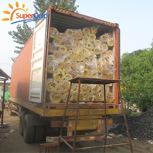 Matériau de protection thermique de tuyau d'isolation en laine de verre ignifuge doublé de papier d'aluminium SuperGold - Product Image 3