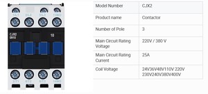 LVMA 3极自动控制电机换向接触器Din导轨交流9A 12A 18A 220V/380V磁性110V主电路额定值 - Product Image 5