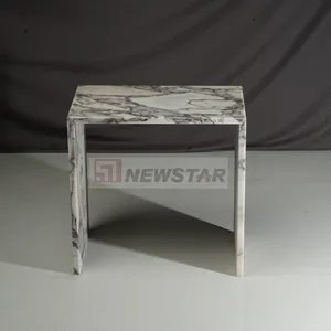 Incredible beauty wholesale Elephant white marble with purple kitchen countertop tea desk living room coffee table modern