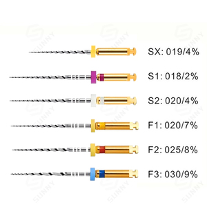 Limes endodontiques rotatives Niti à activation thermique, super-limes Niti dentaires pour le traitement endodontique des canaux radiculaires - Product Image 2