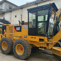 Niveleuse à moteur CAT 140H d'occasion, 140h 120k 140G, niveleuses Caterpillar à vendre à Shanghai à prix réduit