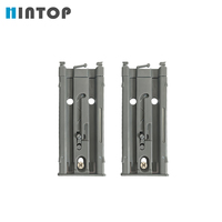 Glissières à billes silencieuses avec amortisseur pour tiroir de meuble - Glissière de tiroir à fermeture douce Accessoire de meuble