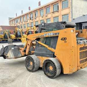 Casing harga pabrik 420 Mini Skid Steer Loader gratis setelah dijual 420 430 440 Mini Skid Steer Loader dengan mesin merek