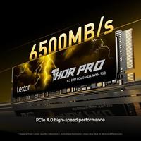 2025 Lexar THOR PRO 500GB-4TB M.2 SSD PCIe 4.0 Internal 6500MB/s Baca/3000MB/s Tulis untuk Desktop