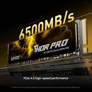 2025 New Lexar THOR PRO 500GB-4TB <b>M.2</b> <b>SSD</b> PCIe 4.0 Internal 6500MB/s Read/3000MB/s Write for Desktop - Product Image 4
