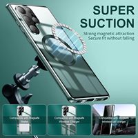 Casing Ponsel untuk Samsung S25/S24FE/S23 Ultra Magnetik Dual-Glass Full-Cover Lens Cap Pelindung Laudtec