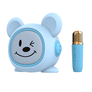 Mini machine à karaoké compatible Bluetooth avec microphone sans fil micro karaoké sans fil haut-parleur cadeaux d'anniversaire pour filles garçons - Product Image 1