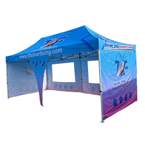 Biểu tượng tùy chỉnh in đầy đủ màu sắc 10x20 nhiệm vụ nặng nề nhôm tán lều cho thể thao ngoài trời hoặc sử dụng trong nhà - Product Image 4