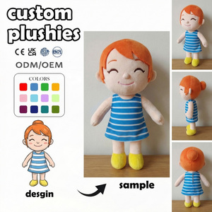 Fabricant et Fournisseur de Jouets en Peluche Personnalisés : <span class=keywords><strong>Poupée</strong></span> Fille Mignonne aux Cheveux Arc-en-ciel en Salopette, Marchandise de Festival de Musique, <span class=keywords><strong>Poupée</strong></span> en Peluche Personnalisée - Product Image 3