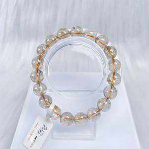 Pulsera de cuarzo natural de alta calidad que atrae riqueza y brilla con joyas de cristal natural - Product Image 1