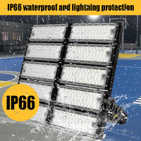 Projecteur LED à haute luminosité en alliage d'aluminium IP66 étanche 50W 100W 150W 200W 250W 300W 400W 500W 600W Projecteur de stade LED