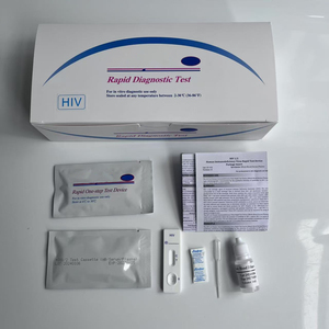 Dispositivo <span class=keywords><strong>de</strong></span> <span class=keywords><strong>prueba</strong></span> rápida <span class=keywords><strong>de</strong></span> diagnóstico médico <span class=keywords><strong>de</strong></span> un solo paso para <span class=keywords><strong>VIH</strong></span> 1/2, kit <span class=keywords><strong>de</strong></span> <span class=keywords><strong>prueba</strong></span> <span class=keywords><strong>de</strong></span> antígeno del <span class=keywords><strong>VIH</strong></span>, kits <span class=keywords><strong>de</strong></span> <span class=keywords><strong>prueba</strong></span> <span class=keywords><strong>de</strong></span> diagnóstico <span class=keywords><strong>de</strong></span> anticuerpos contra el virus del <span class=keywords><strong>VIH</strong></span>, kit <span class=keywords><strong>de</strong></span> autoprueba del <span class=keywords><strong>VIH</strong></span> - Product Image 1
