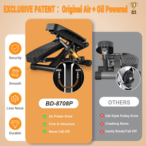 Xách tay up-down Stepper cho tập thể dục dưới bàn nhà Pedal Exerciser thiết bị tập thể dục conjoint xi lanh thủy lực bước - Product Image 4