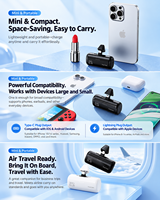 Batterie externe portable ultra-compacte HYTO, petite taille, 22,5 W, charge rapide, 5000 mAh, compatible avec les téléphones iPhone et Android