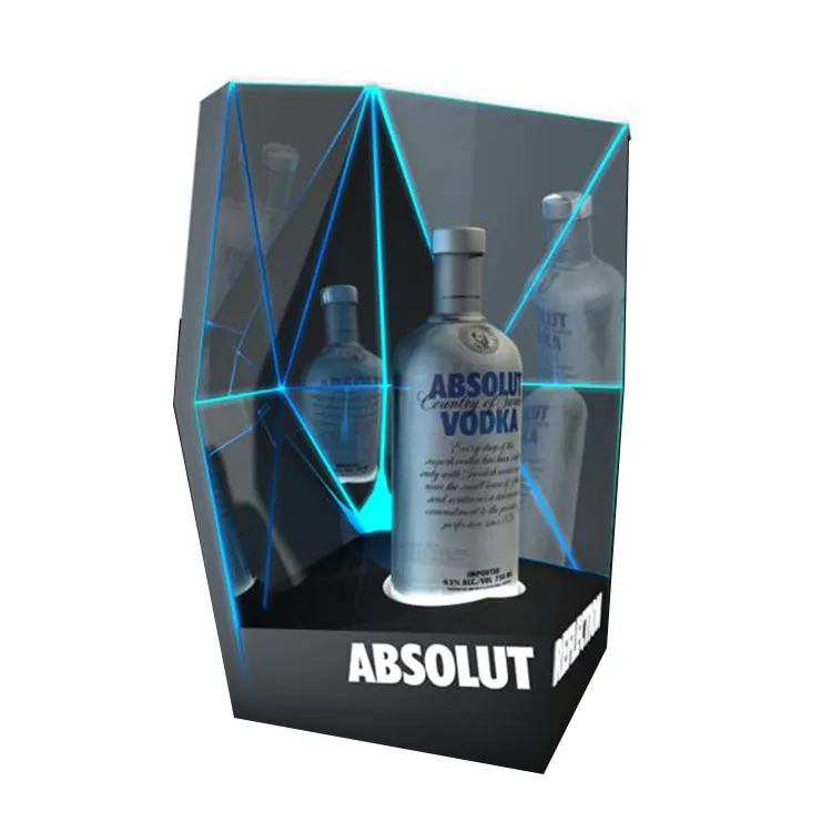 Hete Verkoop Fabriek Direct Custom Wijnfles Display Stoel Voor Bier Absolut Wodka Champagne Met Led Licht Fles Glorifier